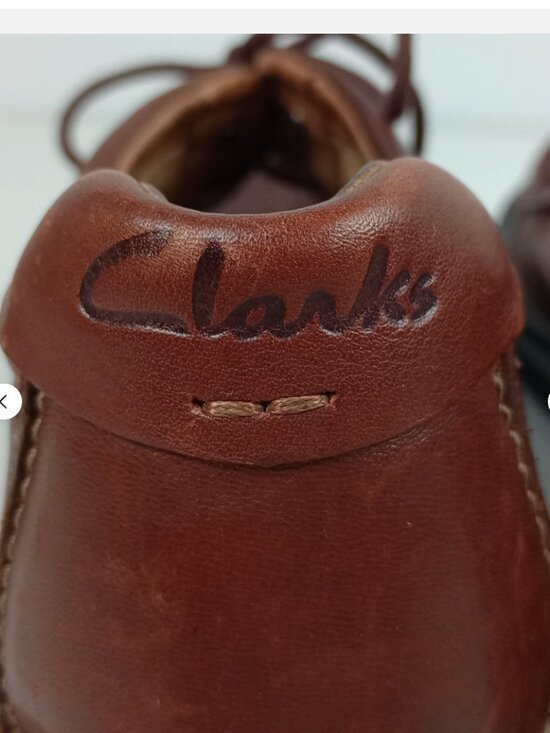 Clarks Nature II Mens 11M Brown Oxford Round Toe Lace up Leather Dress Shoes main image 12